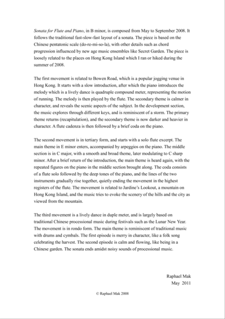 Flute Sonata, op. 9 Flute Solo scores gallery preview page 2