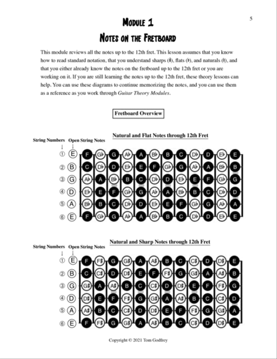 Guitar Theory Modules Guitar scores gallery preview page 5