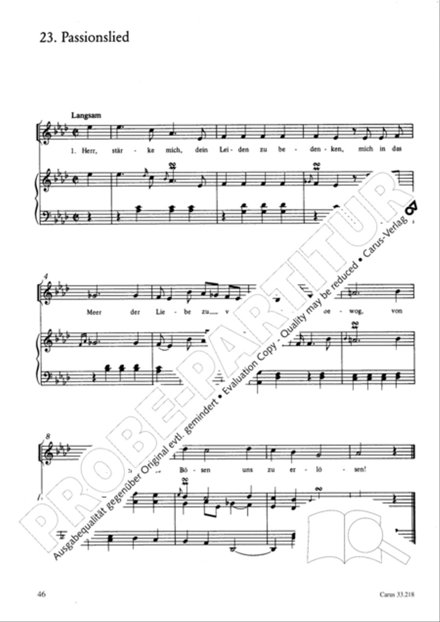 Geistliche Oden und Lieder (Gellert) Collection / Songbook scores gallery preview page 41
