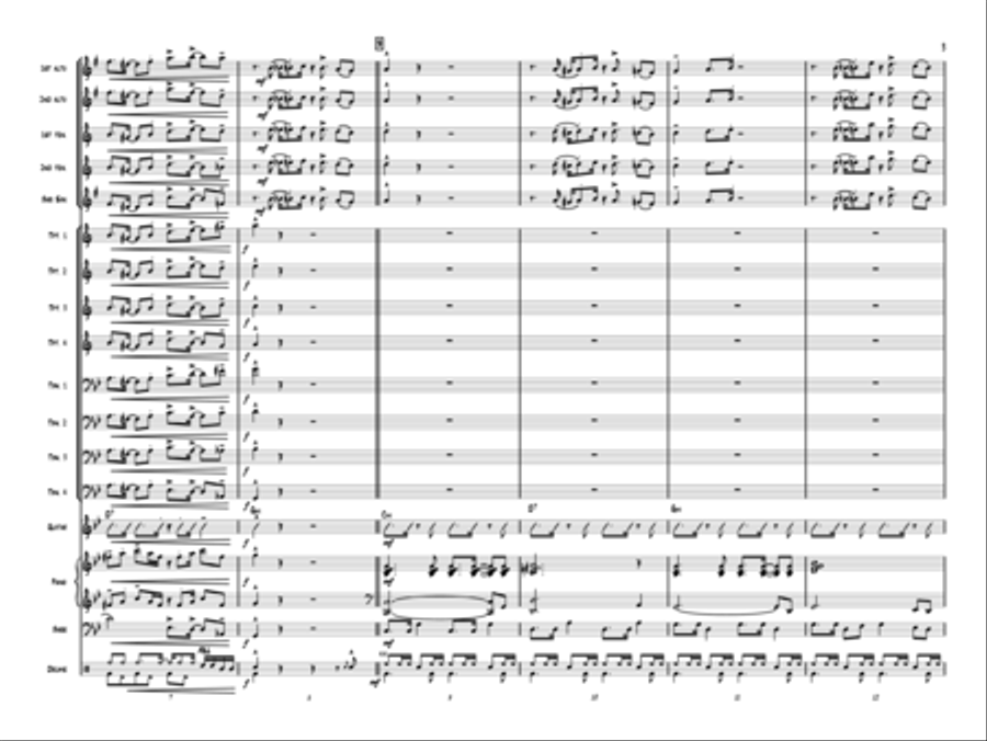 Dance Like No One's Watching Jazz Ensemble - Sheet Music page 3
