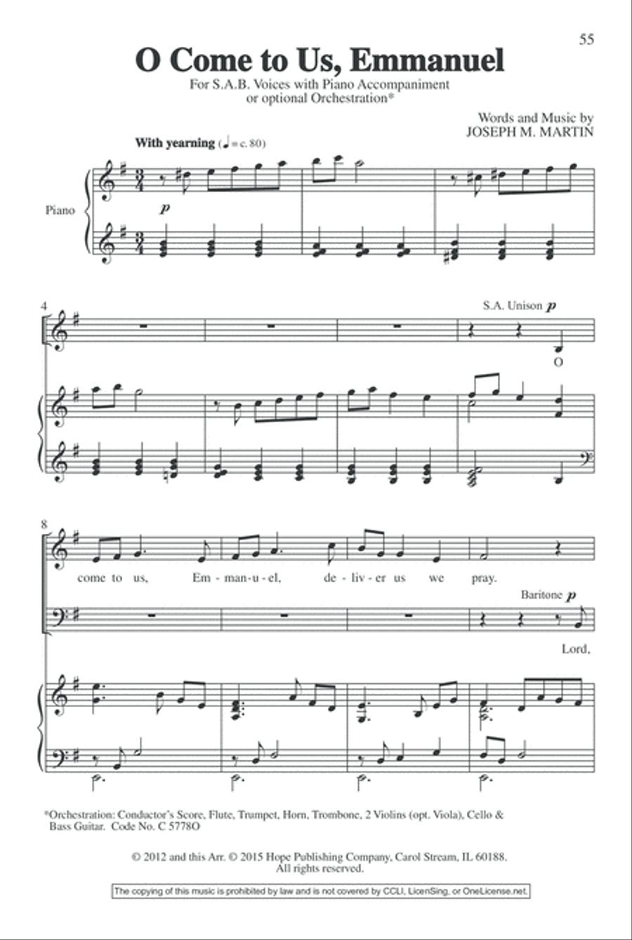 Easy Anthems, Vol. 5 Easy Anthems, Vol. 5 3-Part scores gallery preview page 58