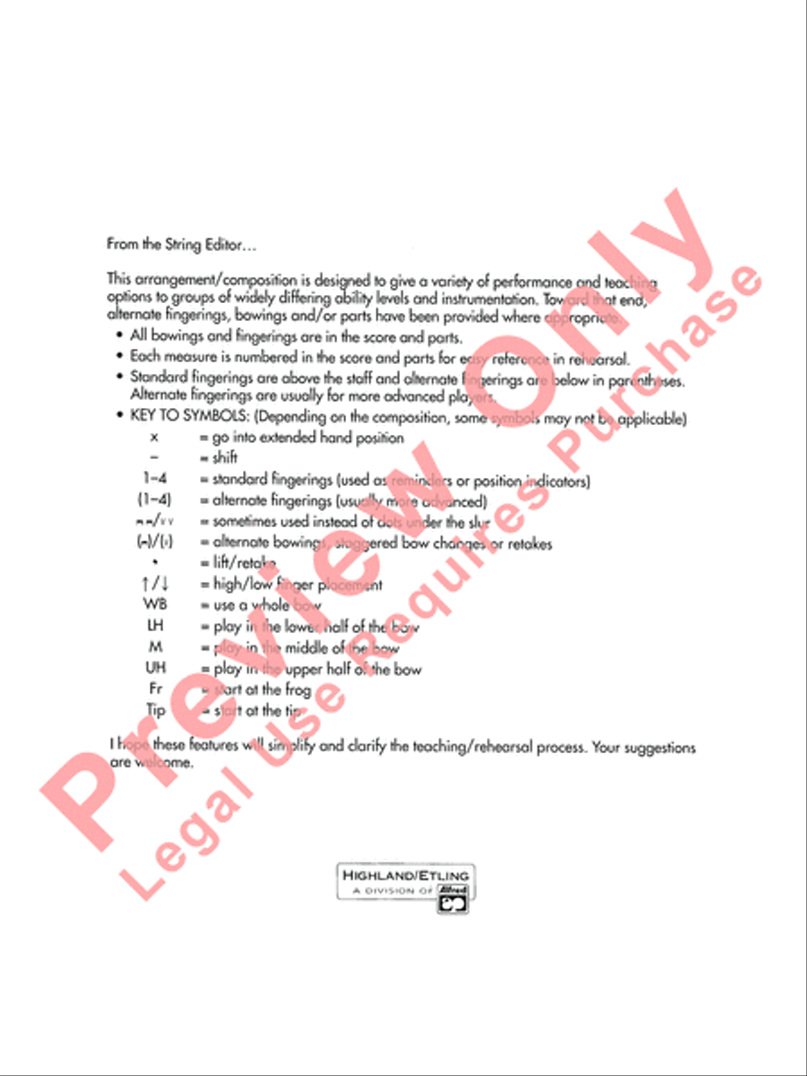 Fantasia on an Original Theme String Orchestra scores gallery preview page 3