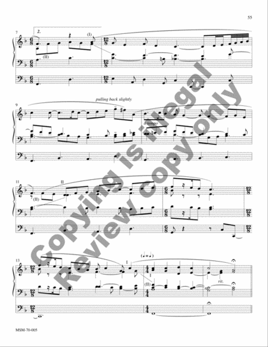 Savior of the Nations, Come (Full Score) Choir scores gallery preview page 26