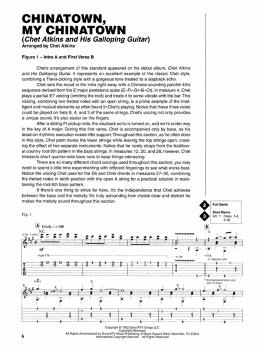 The Best of Chet Atkins The Best of Chet Atkins Electric Guitar scores gallery preview page 3