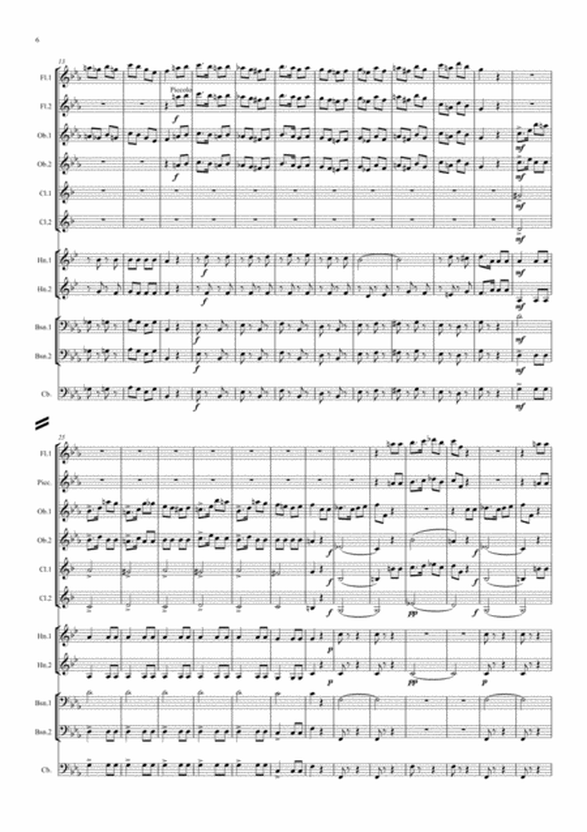 Sullivan: Overture to "H.M.S. Pinafore" - symphonic wind image number null