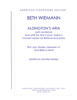 [Wiemann] Aldington's Aria