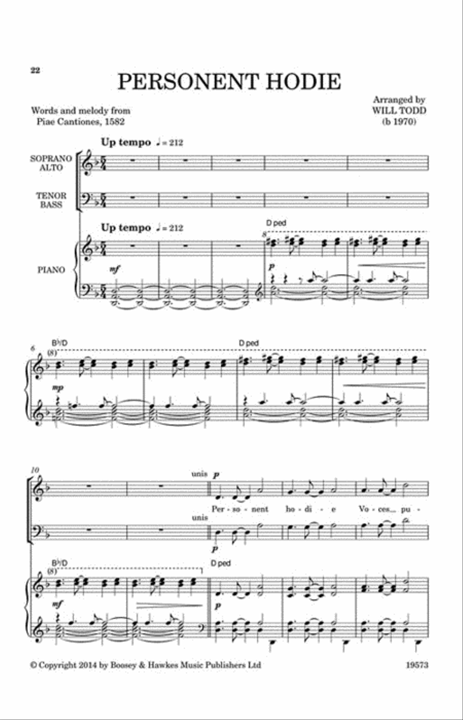 Three More Jazz Carols 4-Part scores gallery preview page 6