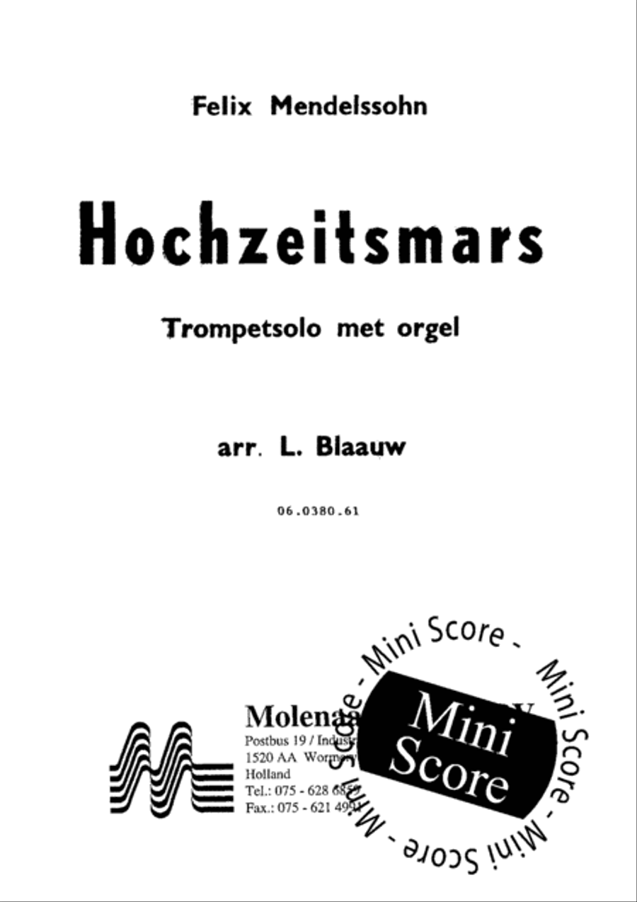 Hochzeitsmars Trumpet Solo scores gallery preview page 3