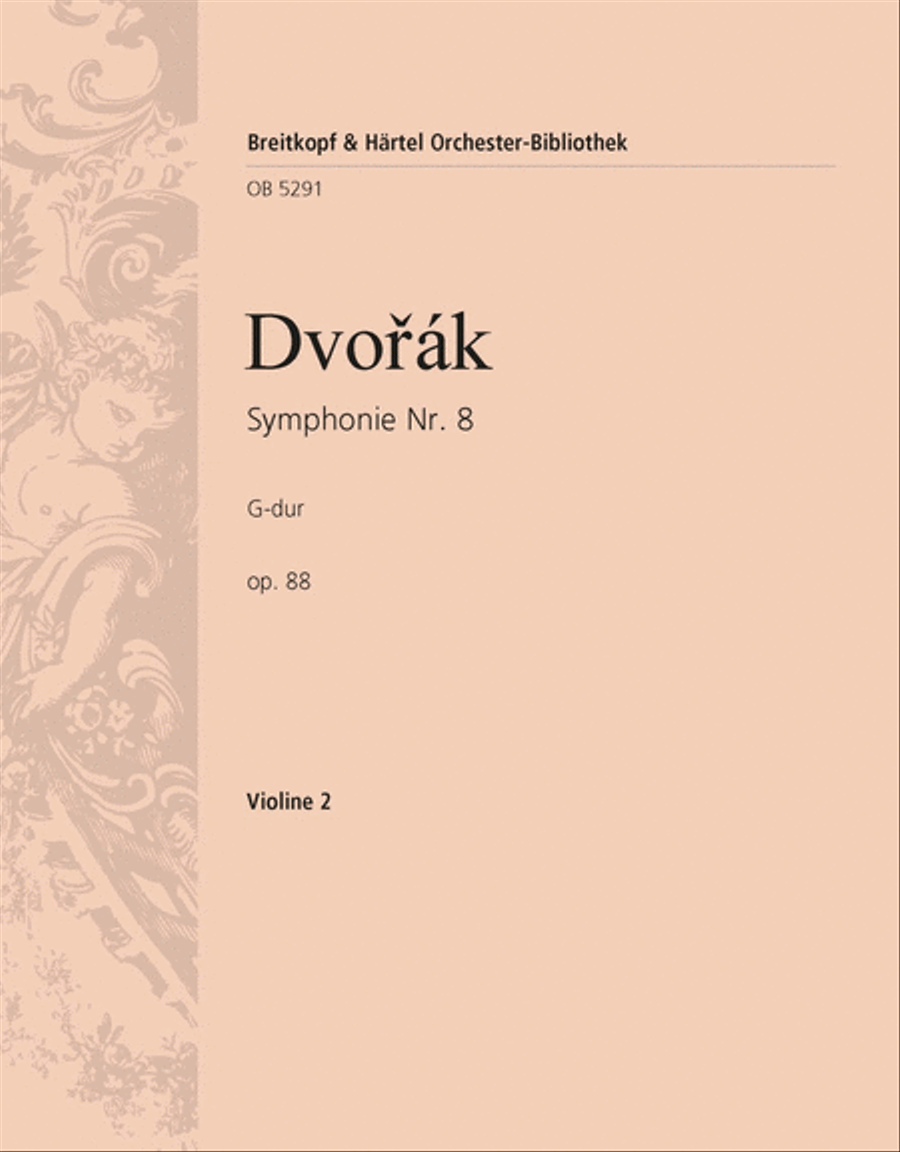 Symphony No. 8 in G major Op. 88 Orchestra scores gallery preview page 1