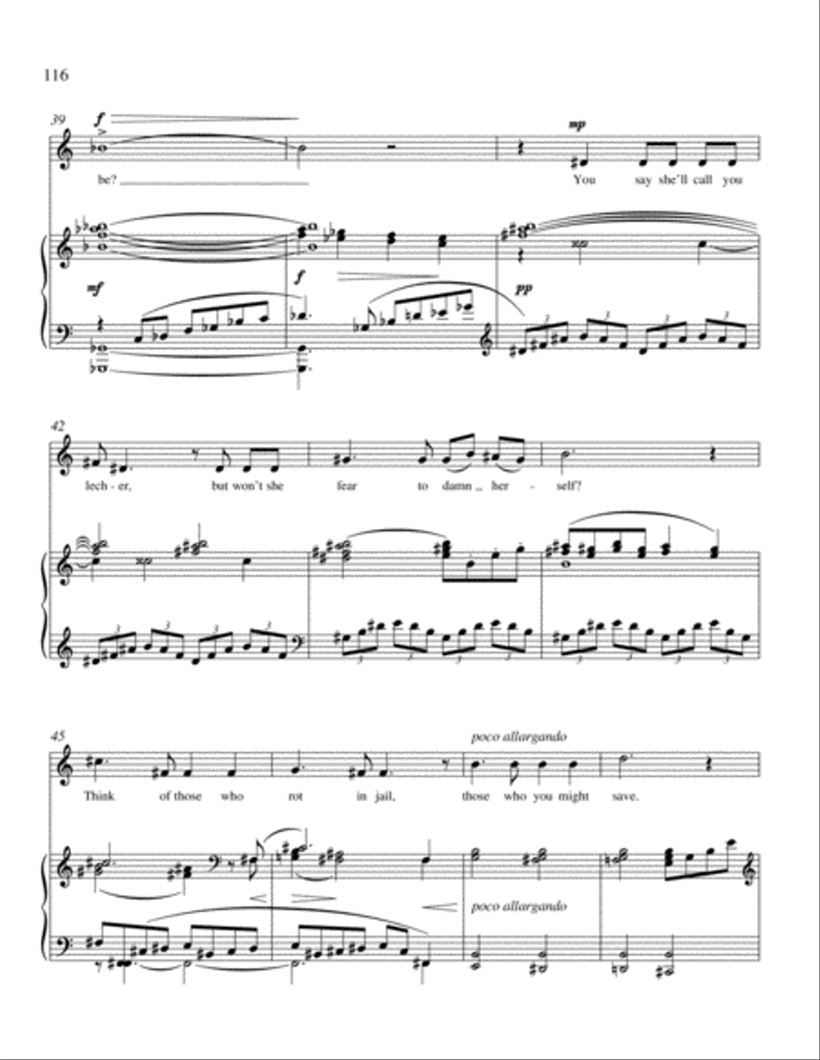 I do not judge you, John from The Crucible Mezzo-Soprano Voice scores gallery preview page 5