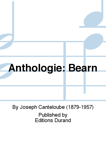 Anthologie: Bearn