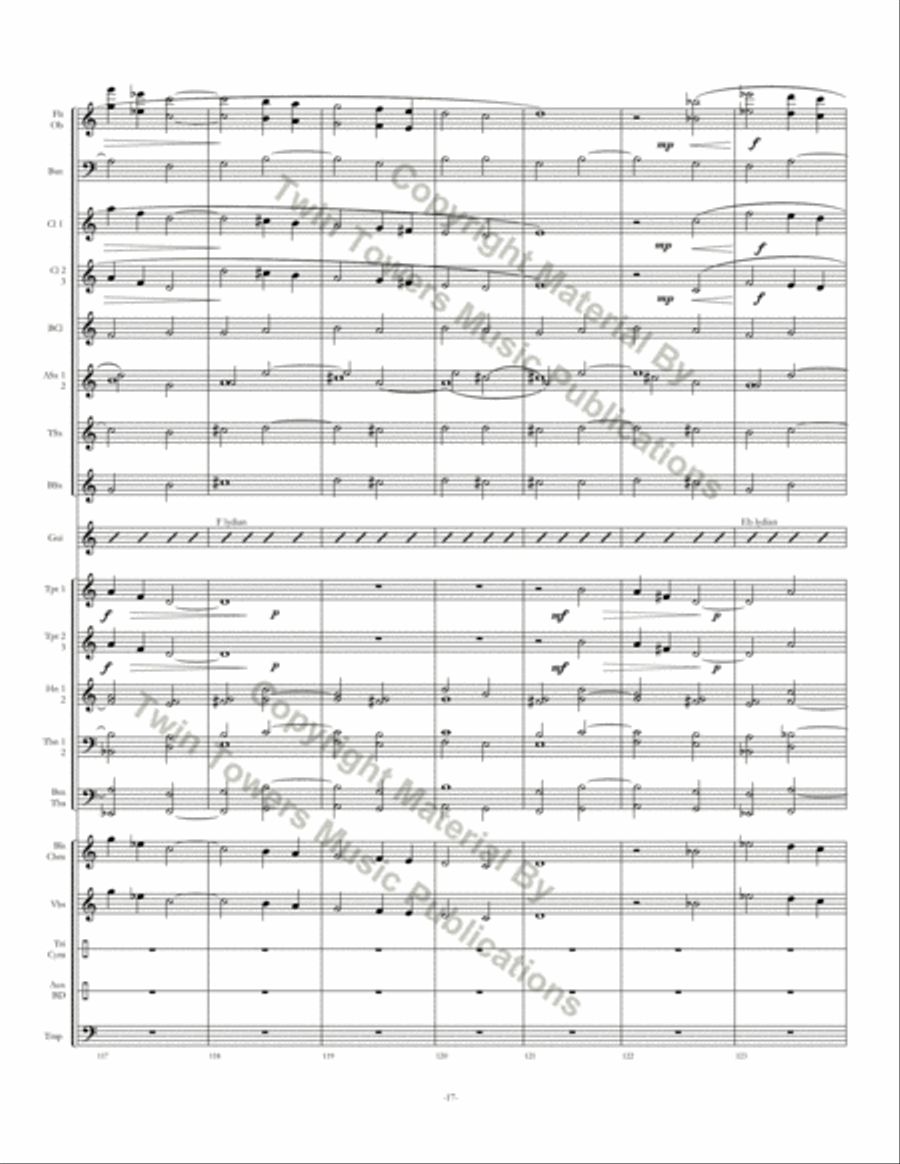 Almost Home Almost Home Concert Band scores gallery preview page 18