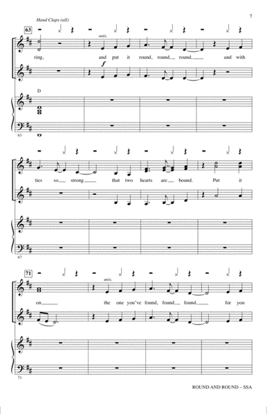 Round And Round (from The Voice) (arr. Ed Lojeski)