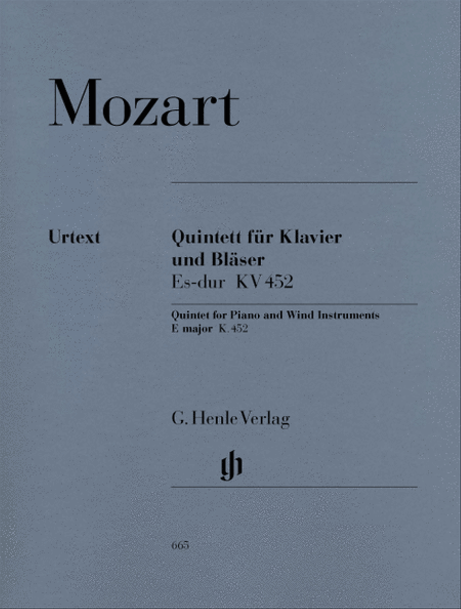 Quintet for Piano and Wind Instruments in E-flat Major, K. 452 Bassoon scores gallery preview page 1