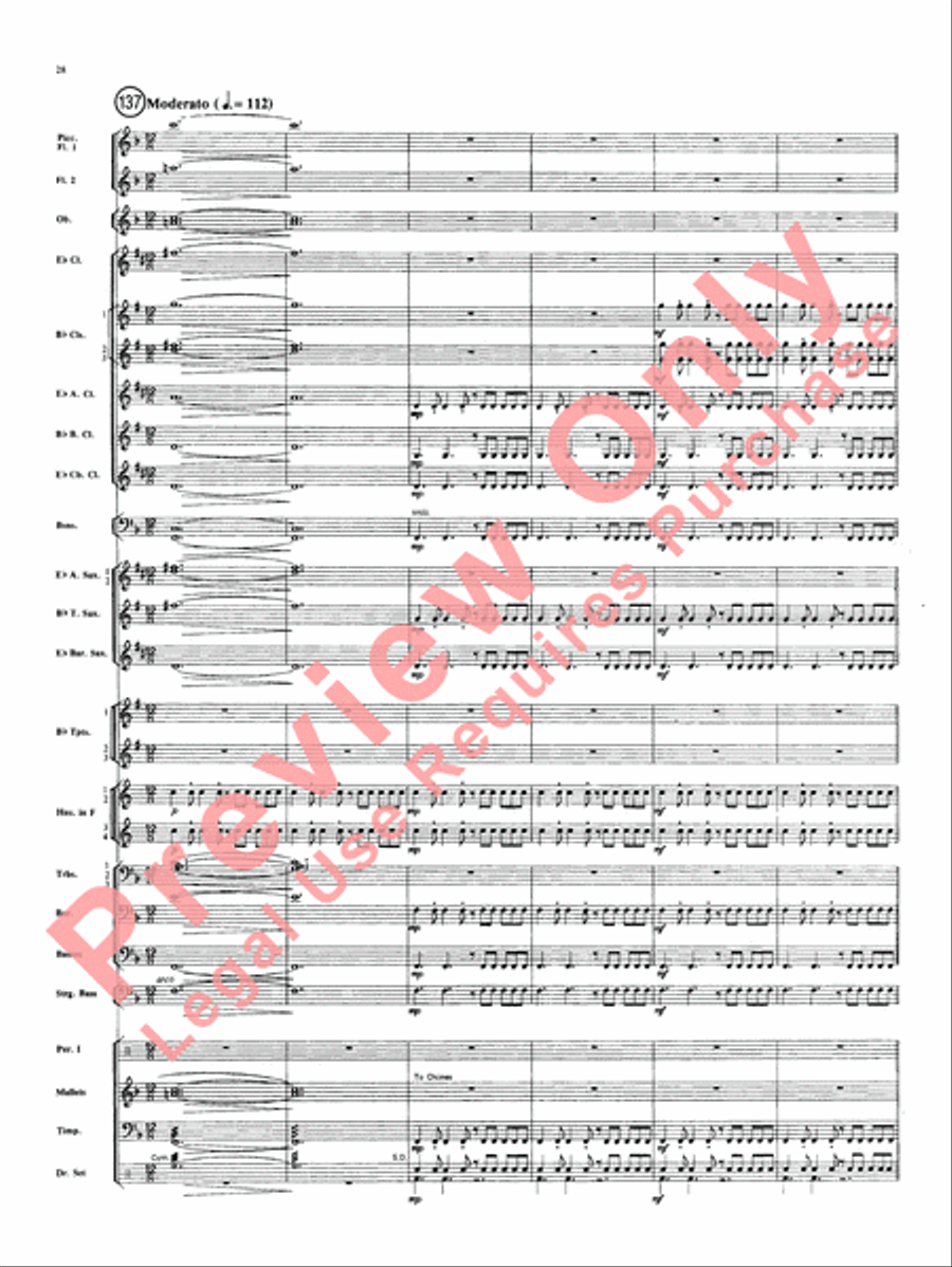 Superman Superman Concert Band scores gallery preview page 29
