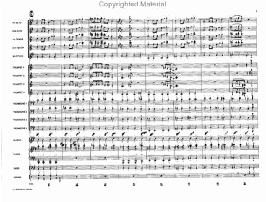 Swamp Water Blues Jazz Ensemble scores gallery preview page 4