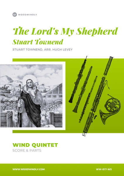 The Lord's My Shepherd (Psalm 23) - Stuart Townend - Wind Quintet image number null