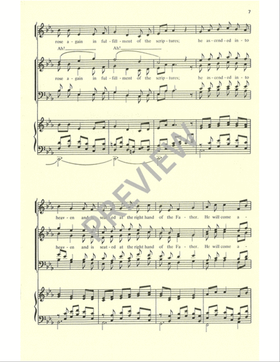 Creed 4-Part scores gallery preview page 7