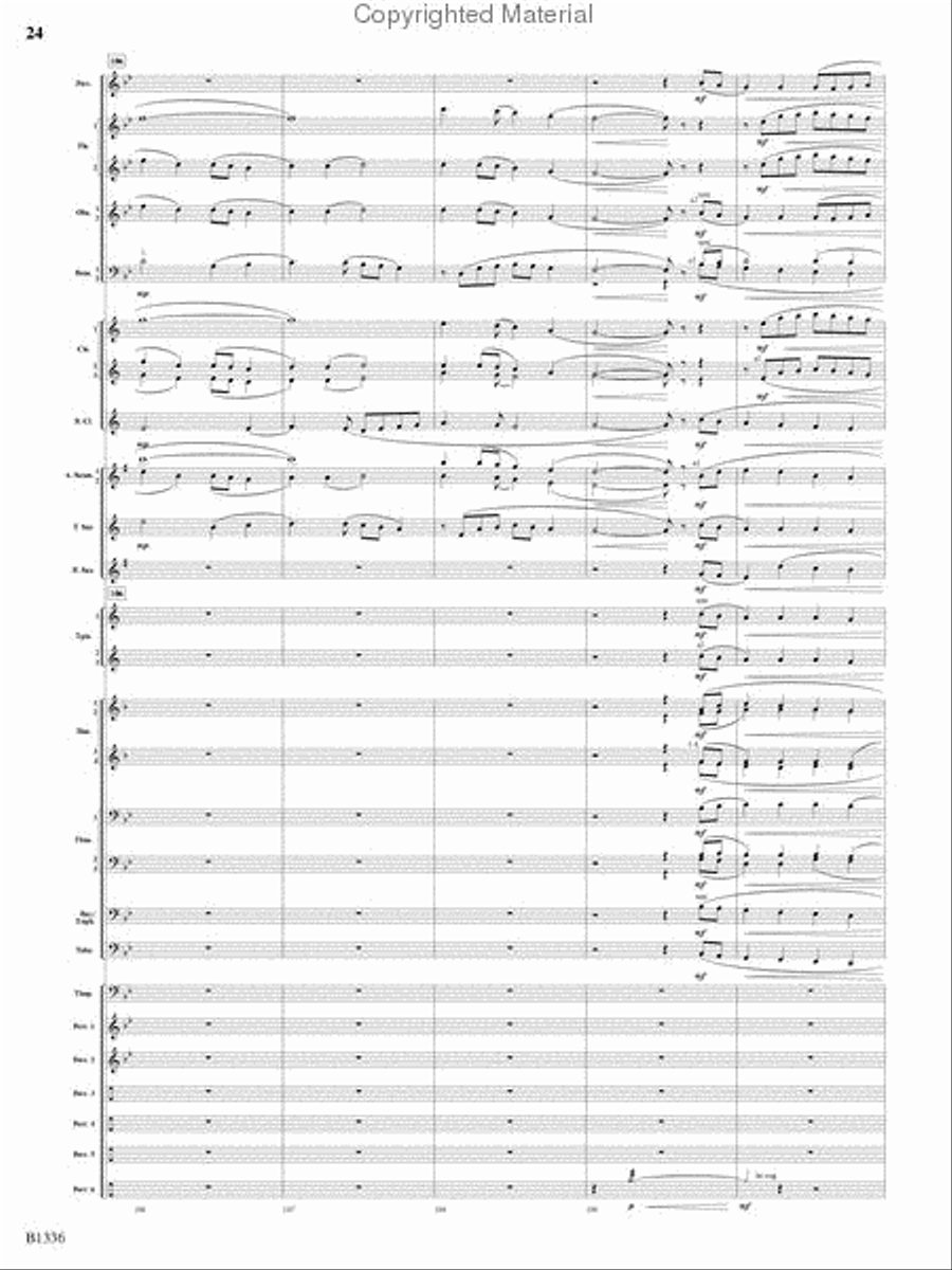 Dreams and Proclamations Concert Band scores gallery preview page 23