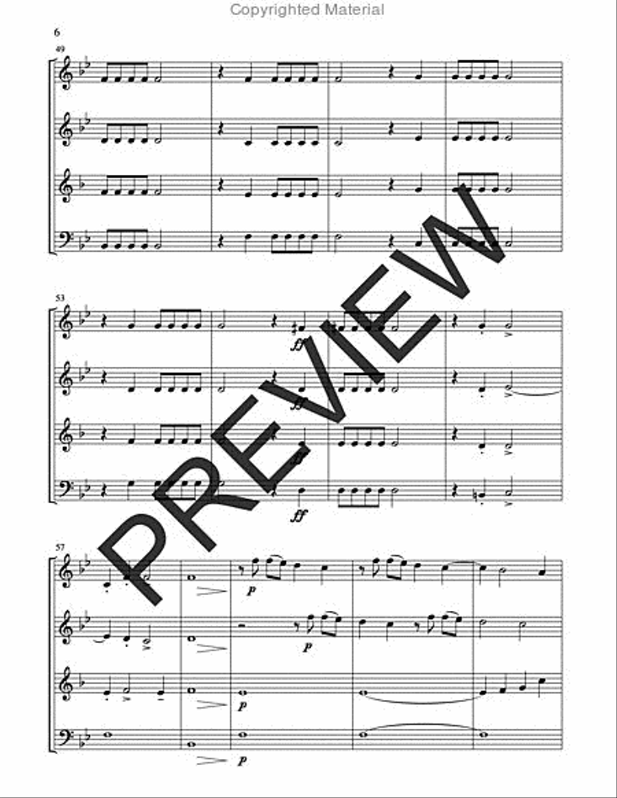 Canzon Cornetto Cornet scores gallery preview page 6