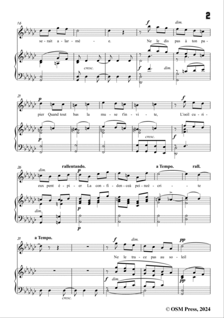 B. Godard-Discrétion,in G flat Major,Op.8 No.4 Voice scores gallery preview page 3