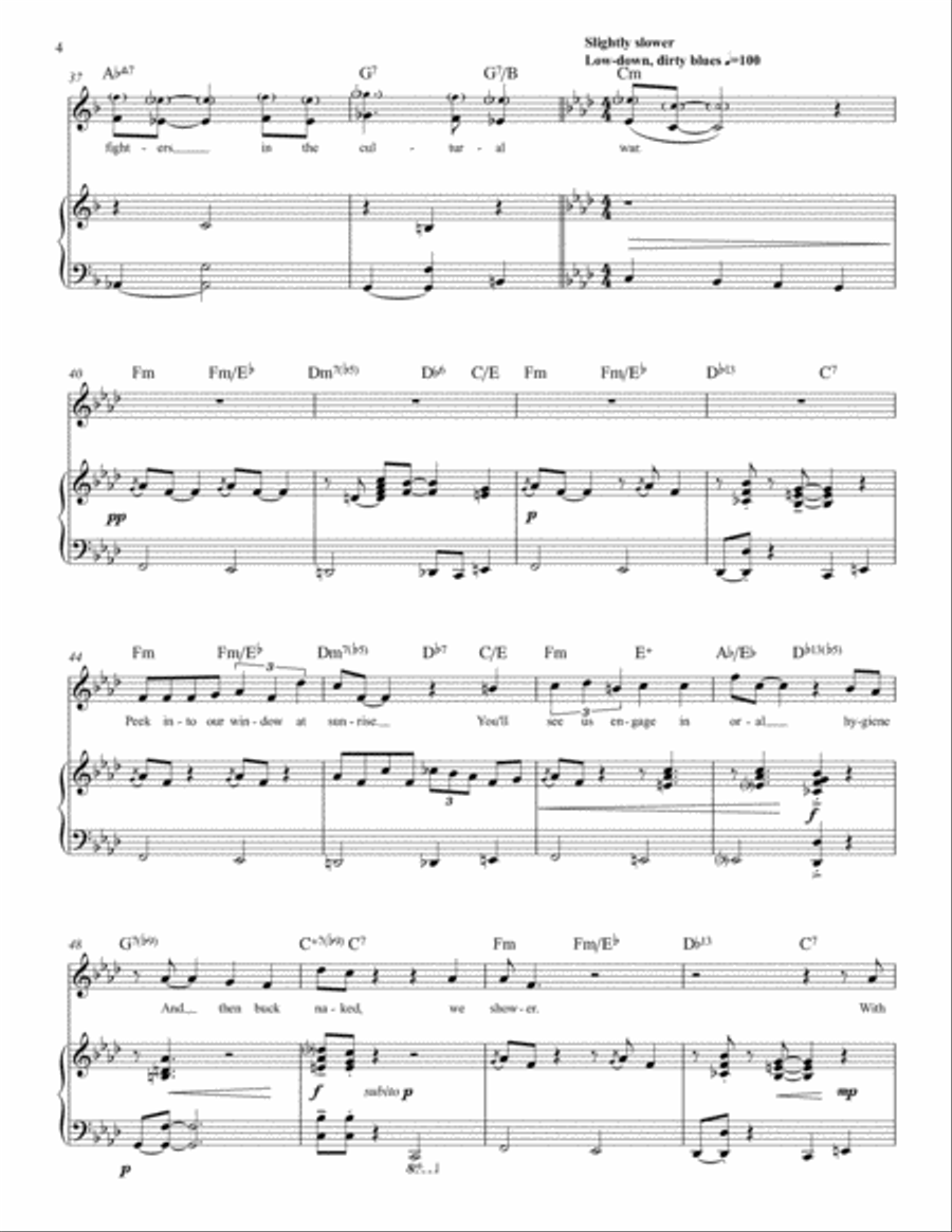 If People Like Me Marry (Starting Key: F-Major) Voice scores gallery preview page 4