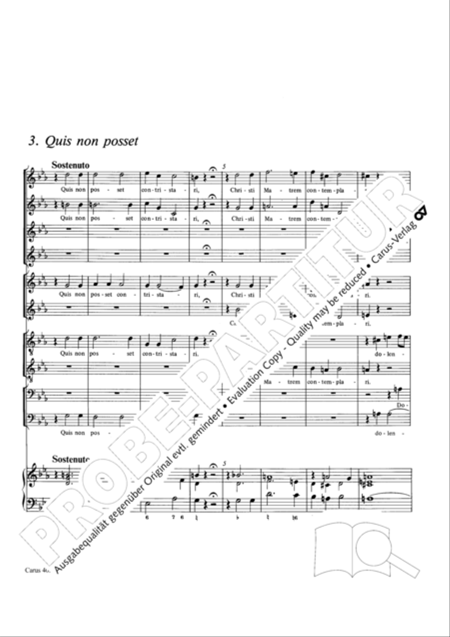 Stabat mater Choir scores gallery preview page 31