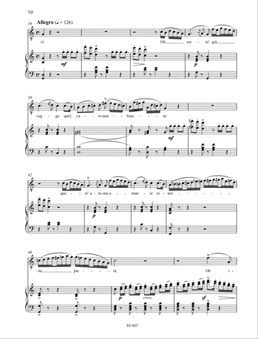 Ecco ridente in cielo Tenor Voice scores gallery preview page 3