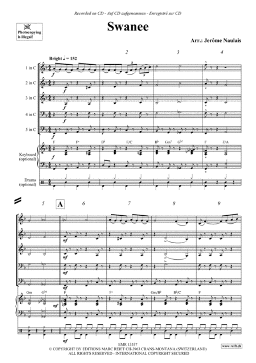 Swanee Woodwind Quintet scores gallery preview page 3