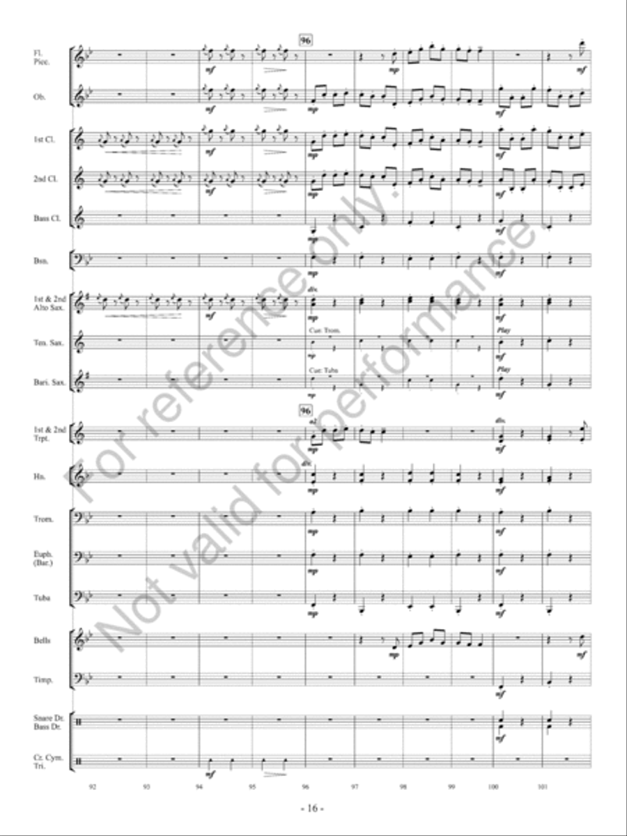 Orpheus Orpheus Concert Band scores gallery preview page 17