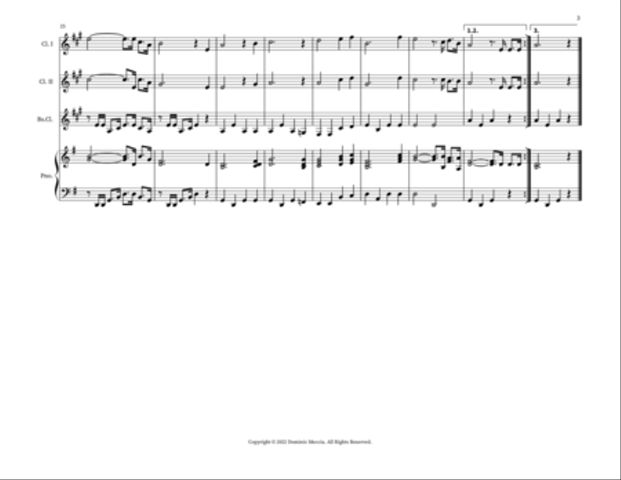 La Marseillaise La Marseillaise Small Ensemble scores gallery preview page 3
