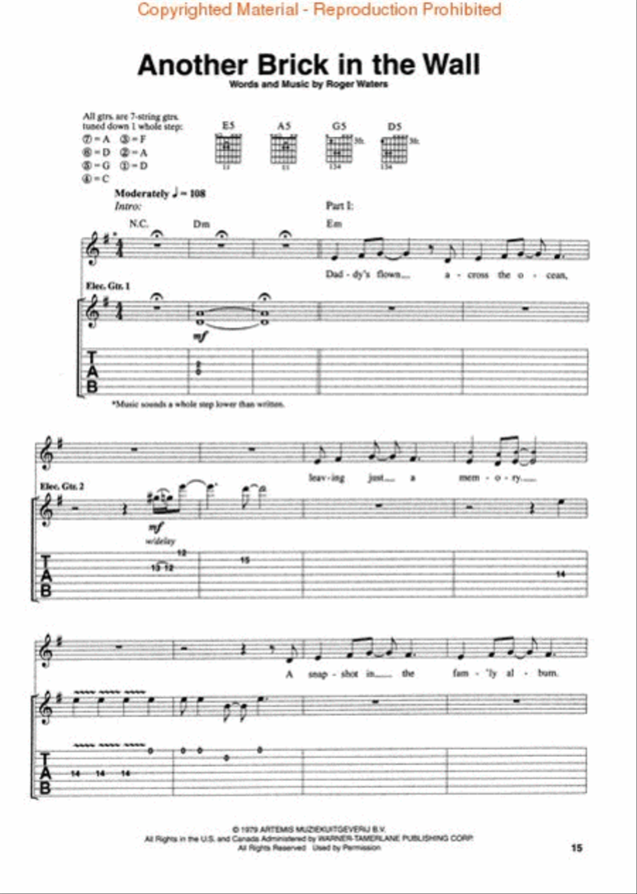 Korn – Greatest Hits Vol. 1 Electric Guitar scores gallery preview page 3