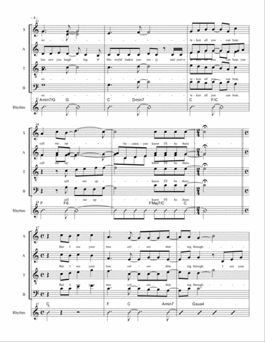 True Colors 4-Part scores gallery preview page 4