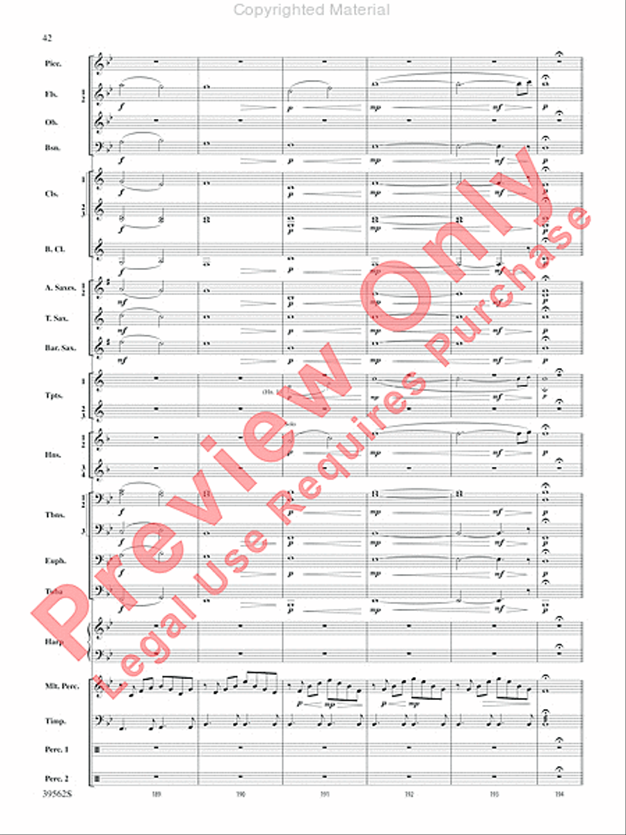 The Complete Harry Potter Concert Band scores gallery preview page 43