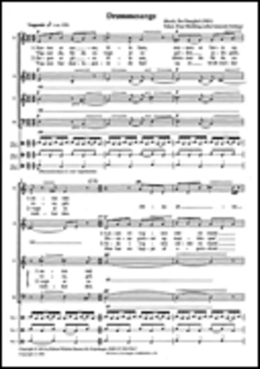 Per Norgard: Drommesange Per Norgard: Drommesange 4-Part scores gallery preview page 1