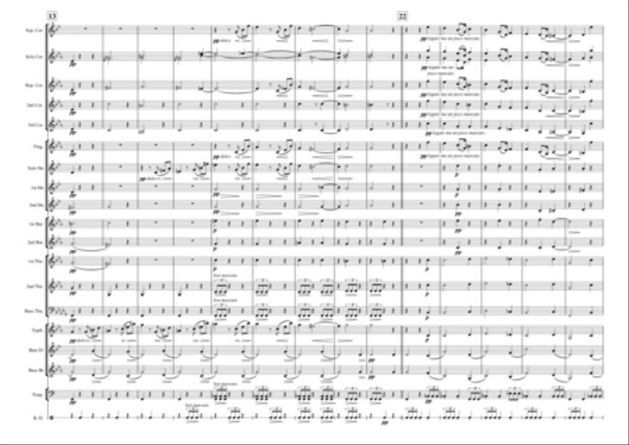 Funeral March from A German Requiem by Brahms - BRASS BAND Brass Band scores gallery preview page 4