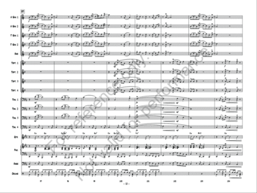 Victor's Return Jazz Ensemble scores gallery preview page 16