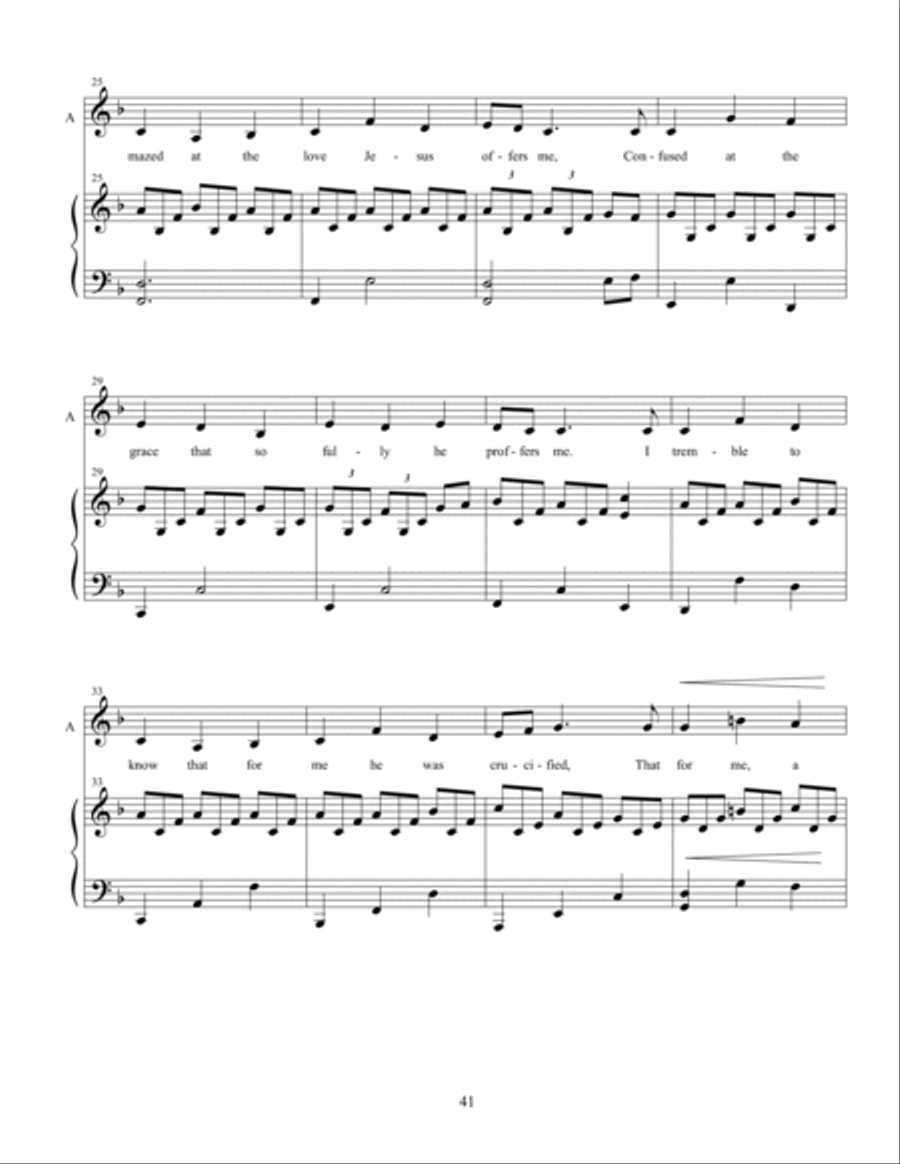 Still Be My Vision (Alto/Tenor Vocal Duet) Piano scores gallery preview page 4