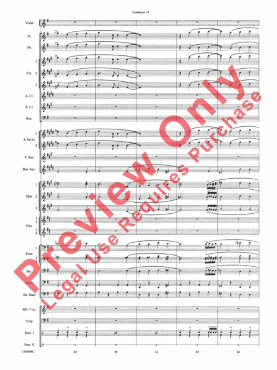 Embraceable You Concert Band scores gallery preview page 12