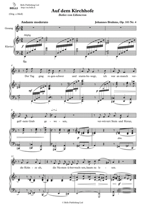 Auf dem Kirchhofe, Op. 105 No. 4 (D minor)