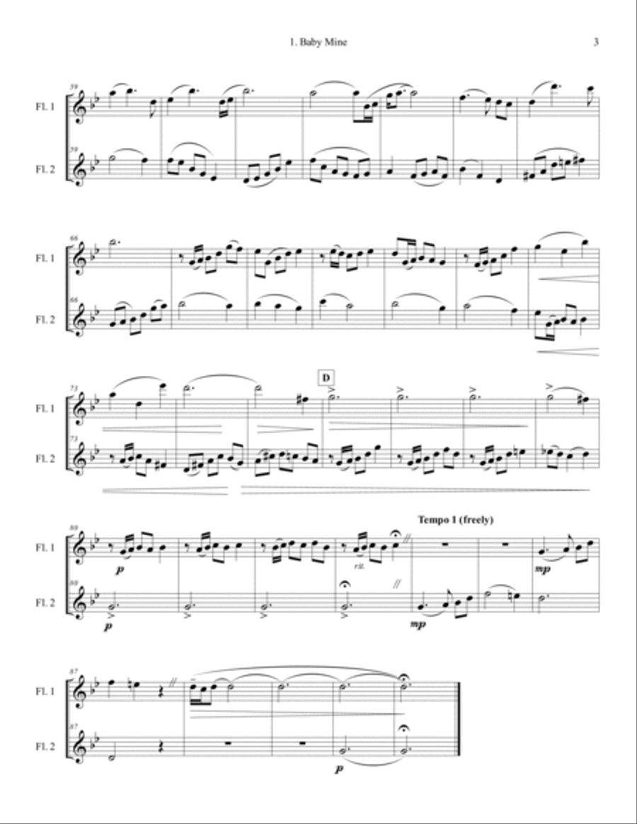 Mothers and Daughters Woodwind Ensemble scores gallery preview page 5