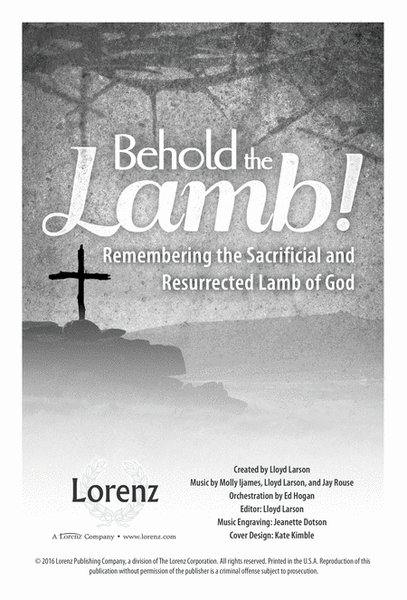 Behold the Lamb! - SAB