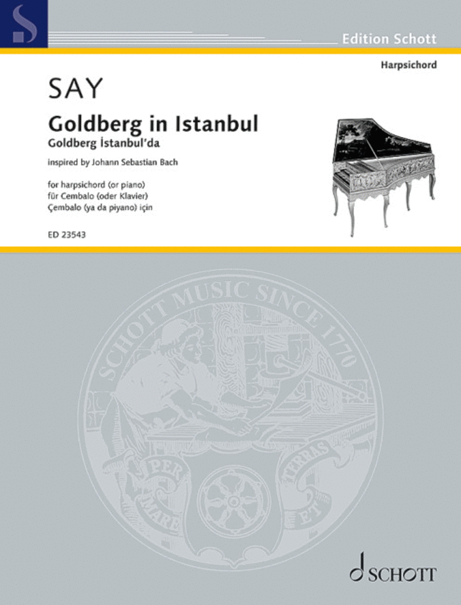 Goldberg in Istanbul Harpsichord scores gallery preview page 1