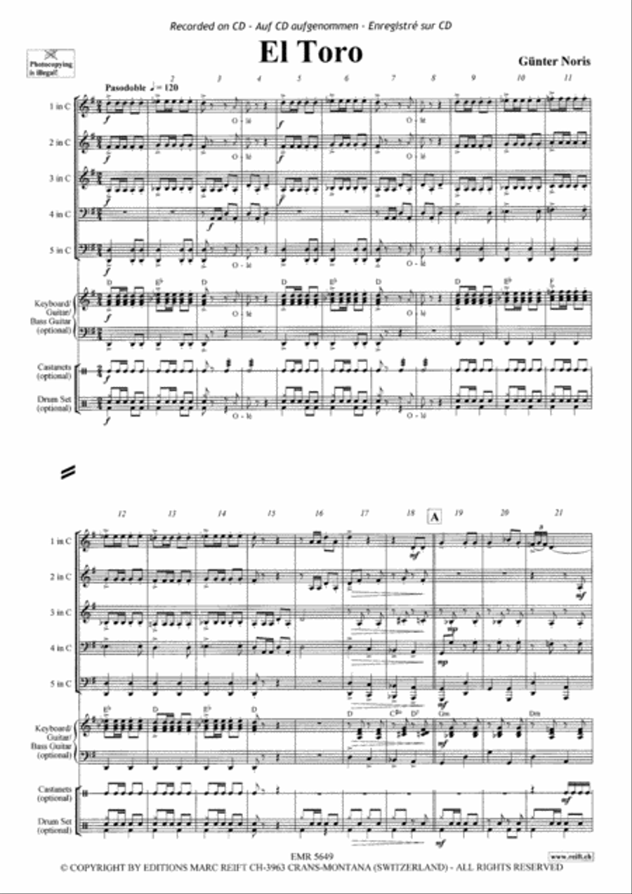 El Toro Brass Ensemble scores gallery preview page 3