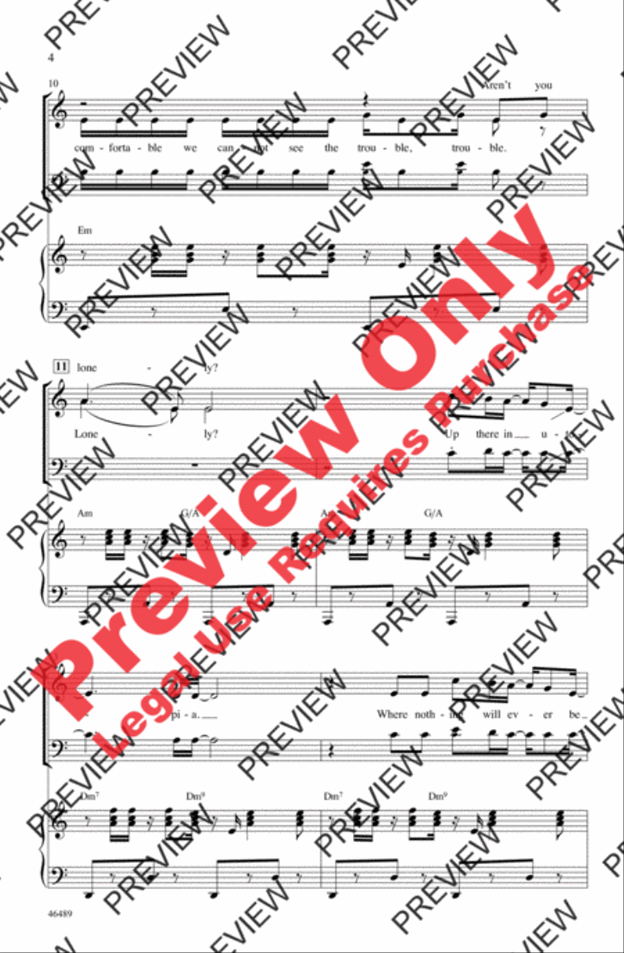 Chained to the Rhythm 3-Part scores gallery preview page 4