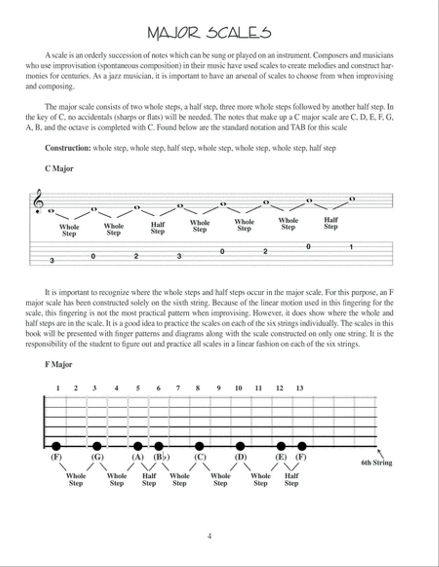 Guitar Journals - Scales Guitar scores gallery preview page 5