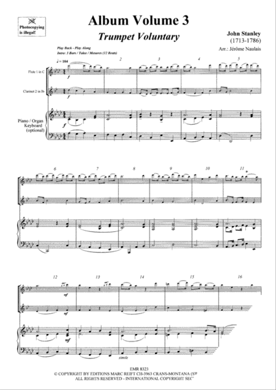 Album Volume 3 Woodwind Ensemble scores gallery preview page 3