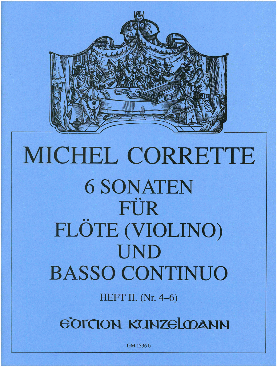 6 Sonatas, Volume 2 Flute scores gallery preview page 1