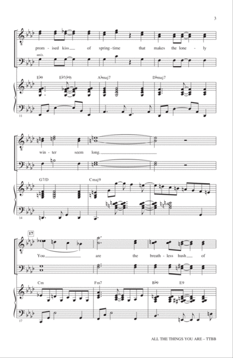 All The Things You Are TTBB scores gallery preview page 2