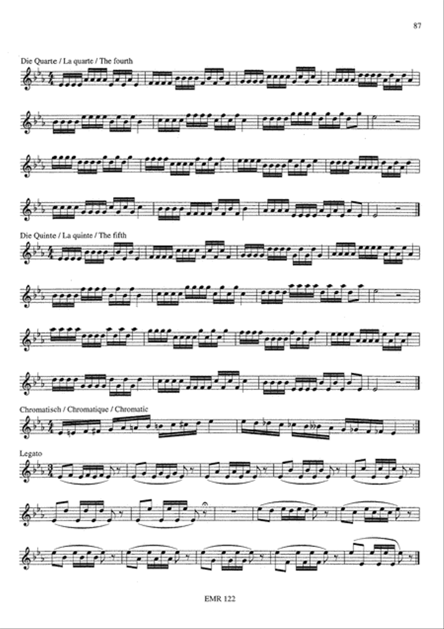 Die Tonleitern / Les Gammes / The Scales Vol. 1 Clarinet scores gallery preview page 8